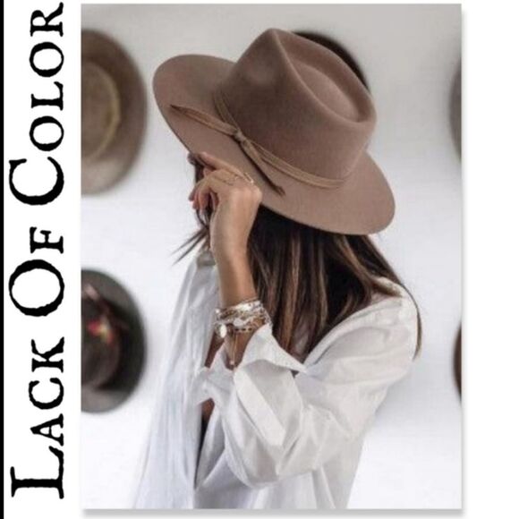 Lack Of Color Zulu Hat in Sand Free People Australian Wool STUNNING - Picture 13 of 13